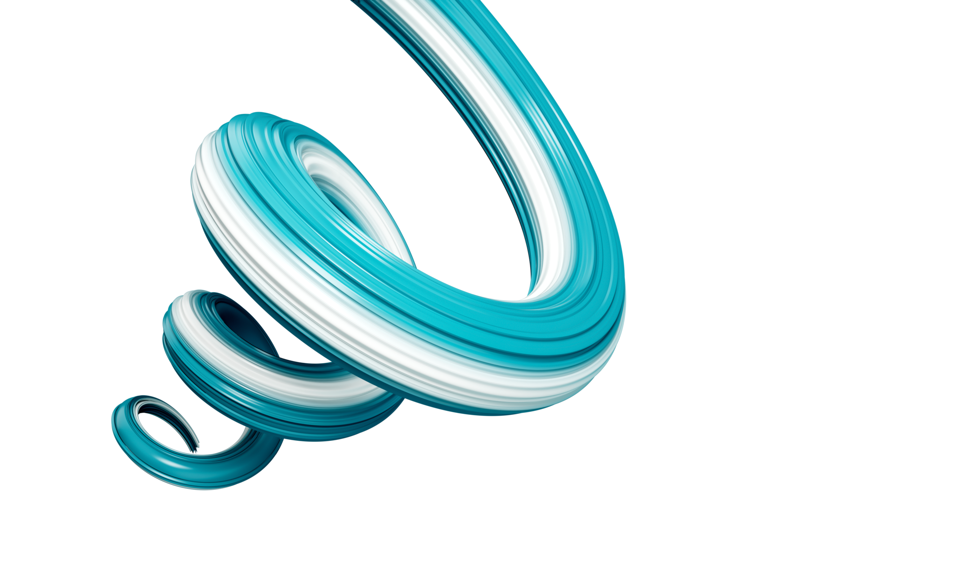 teal-and-white-ribbon-as-symbol-of-cervical-cancer-36270831-png