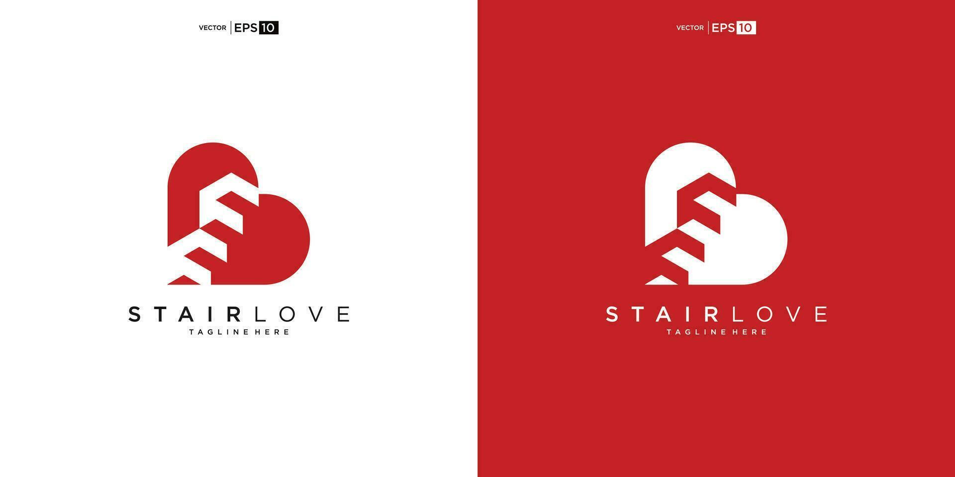 Stair Steps Tread Silhouette for Staircase Architecture Interior Building logo design vector