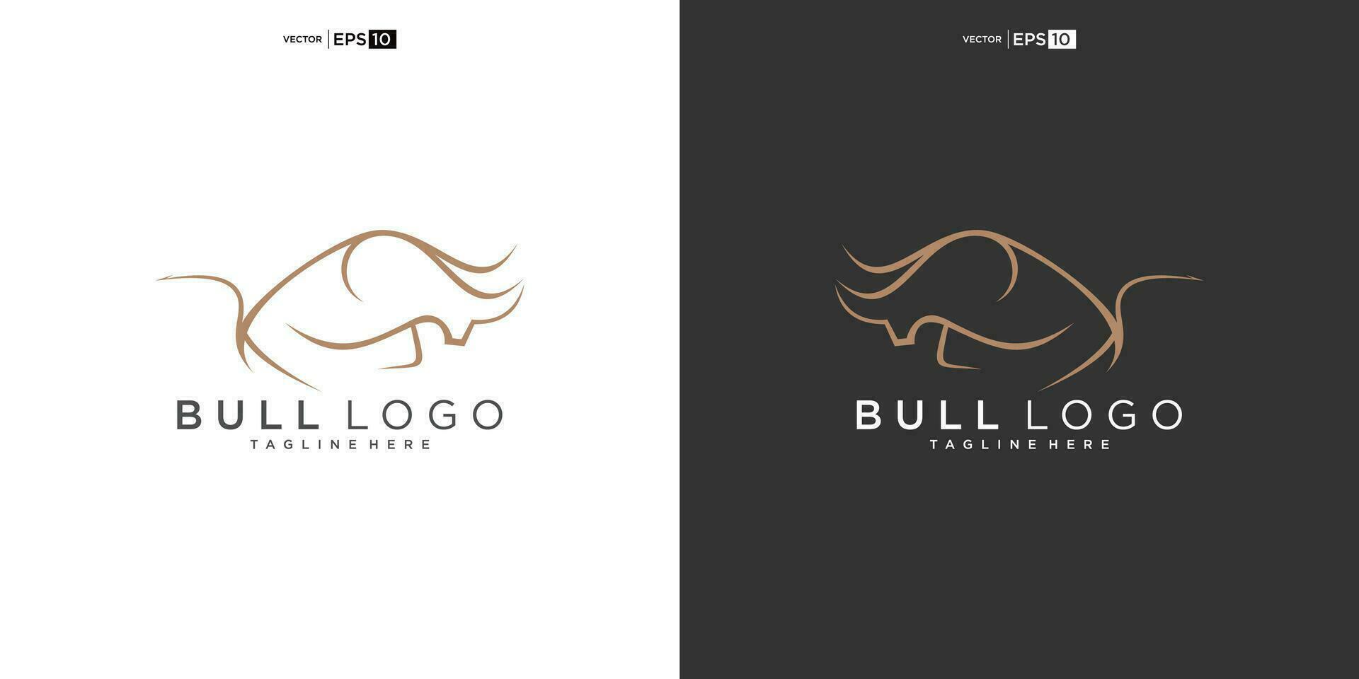 bull, angus cow bison buffalo head premium logo design. Creative bull horns vector