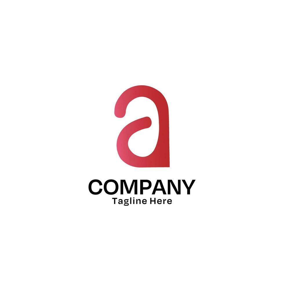 Letter A Logo with Minimal Style vector