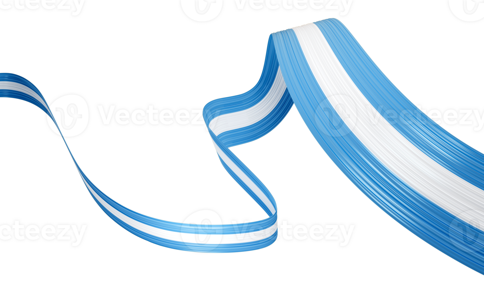 3d Flag Of Argentina 3d Waving Ribbon Flag, 3d illustration png