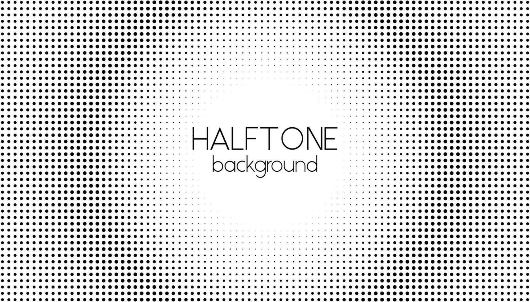 Halftone dotted background. Vector black and white dots round pattern