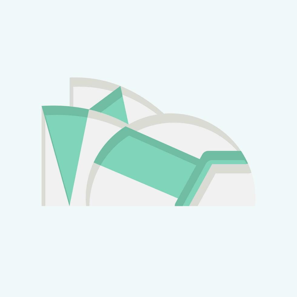 Icon City of Arts. related to Spain symbol. flat style. simple design editable. simple illustration vector