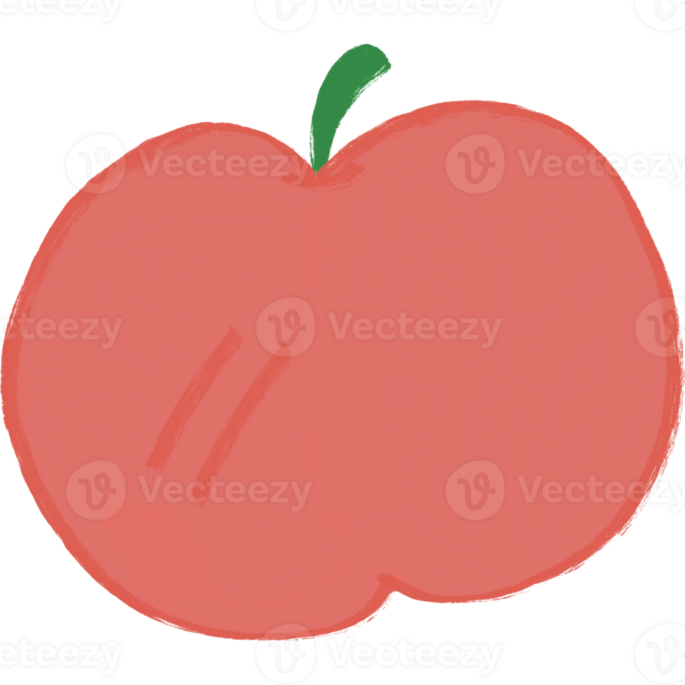 cute minimalist apple png
