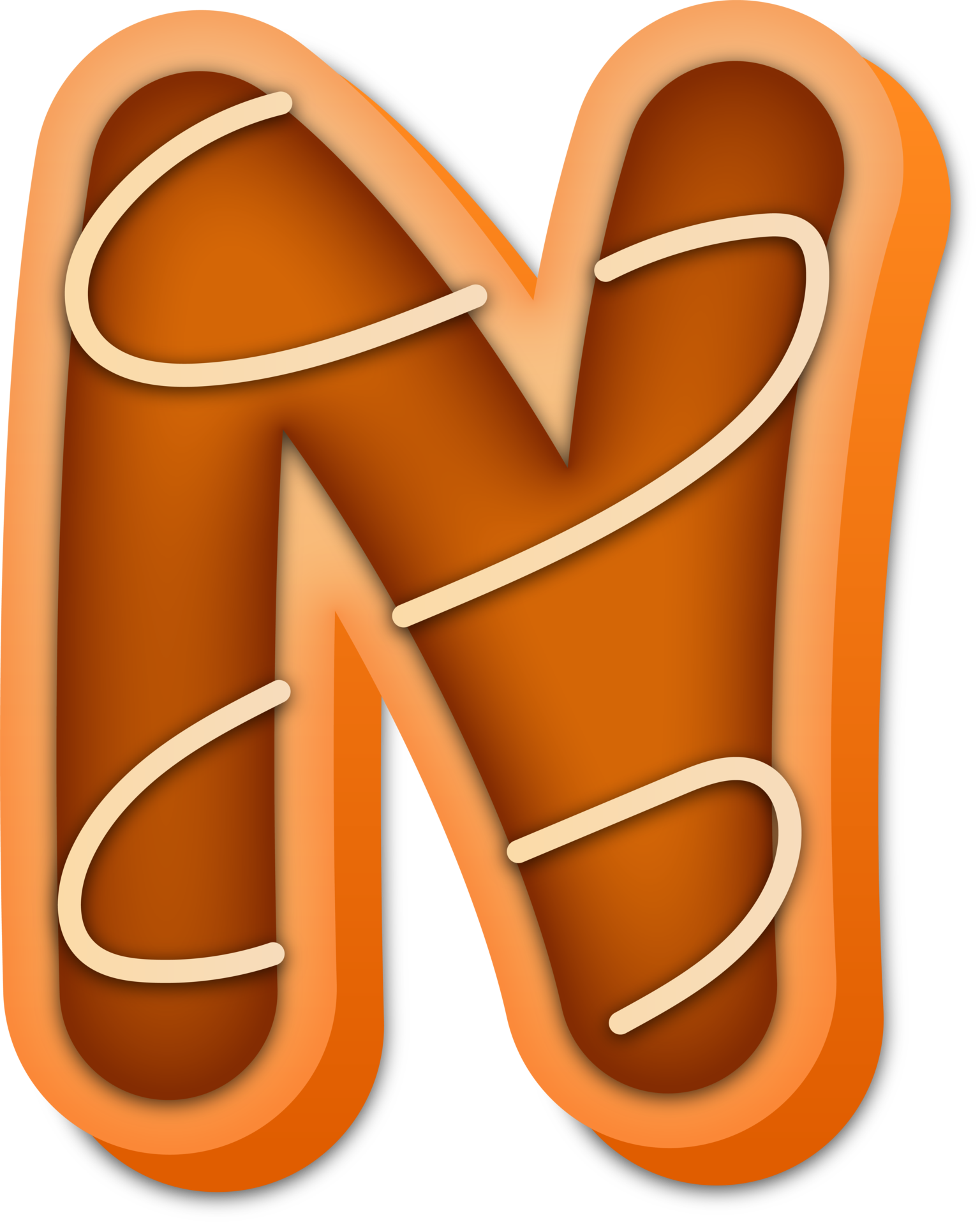 cookie-alphabet-letter-n-36272853-png