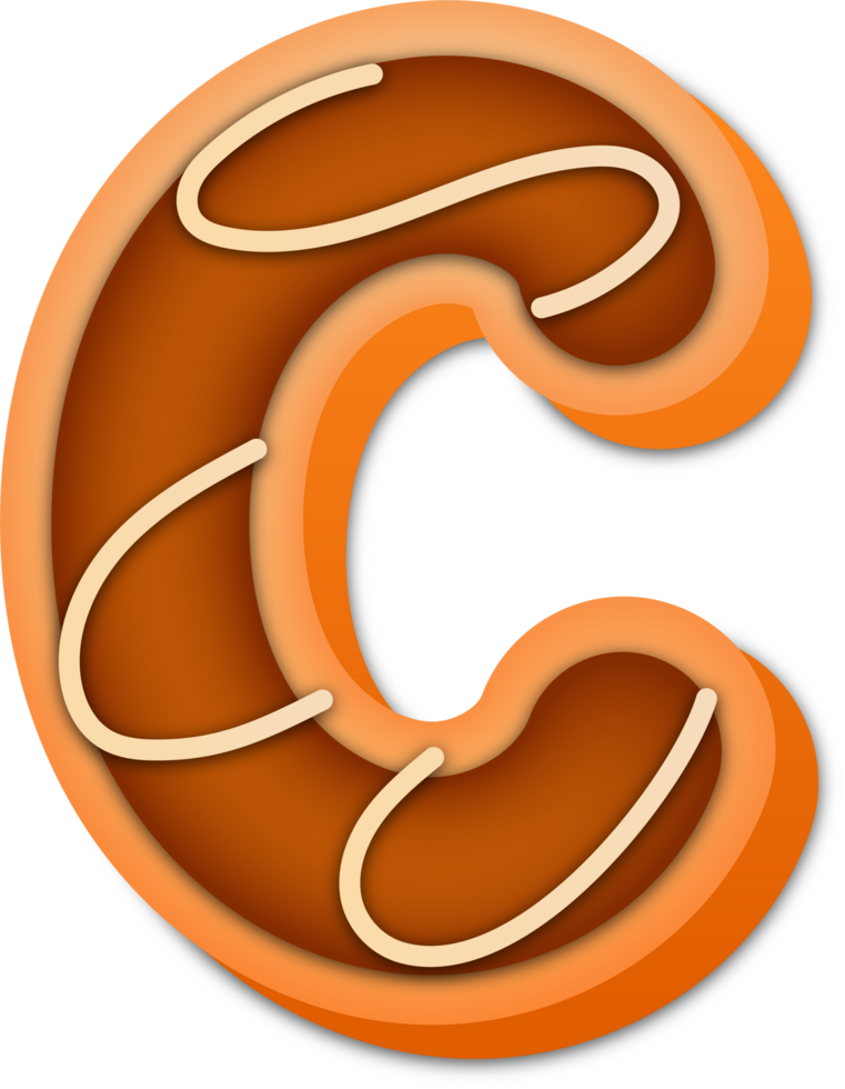 Cookie Alphabet Letter  C png