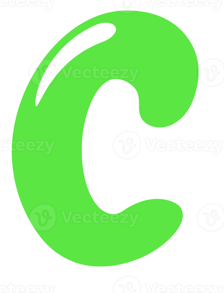 Cute Alphabet Letter C png