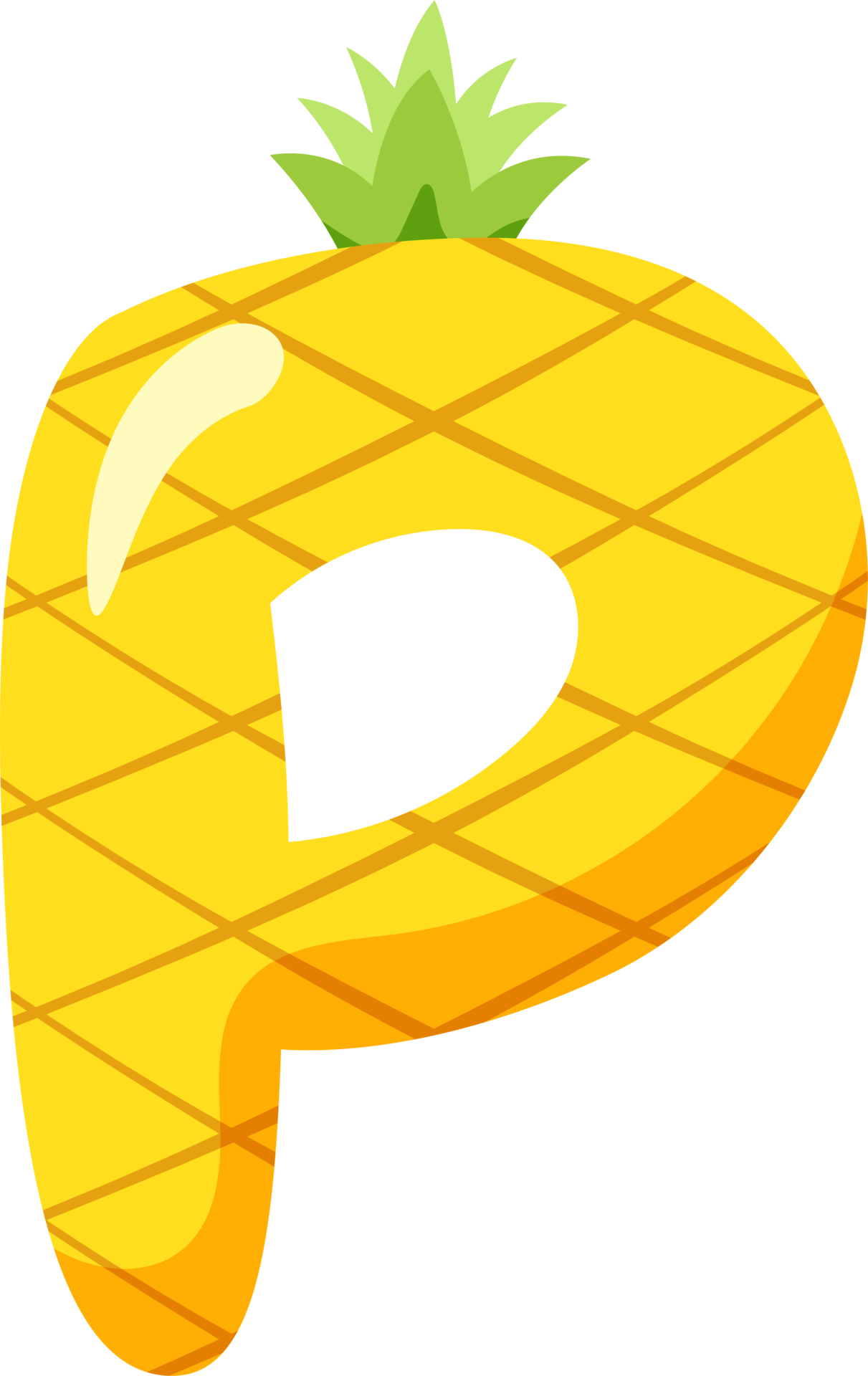 Pineapple Alphabet Letter P 36273494 PNG