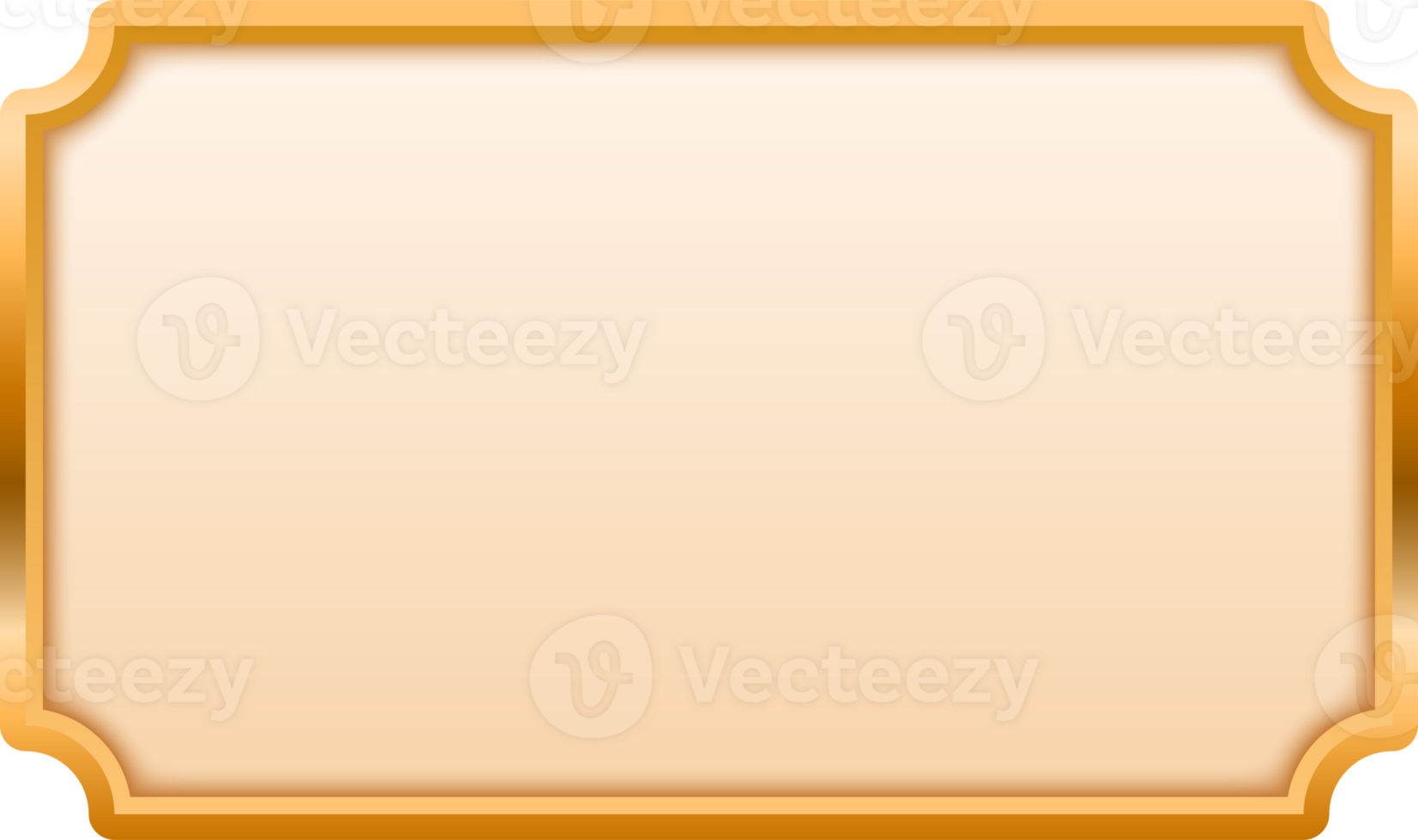 Button Luxury Border Golden png