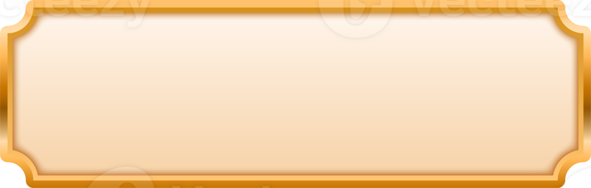 Button Luxury Border Golden png