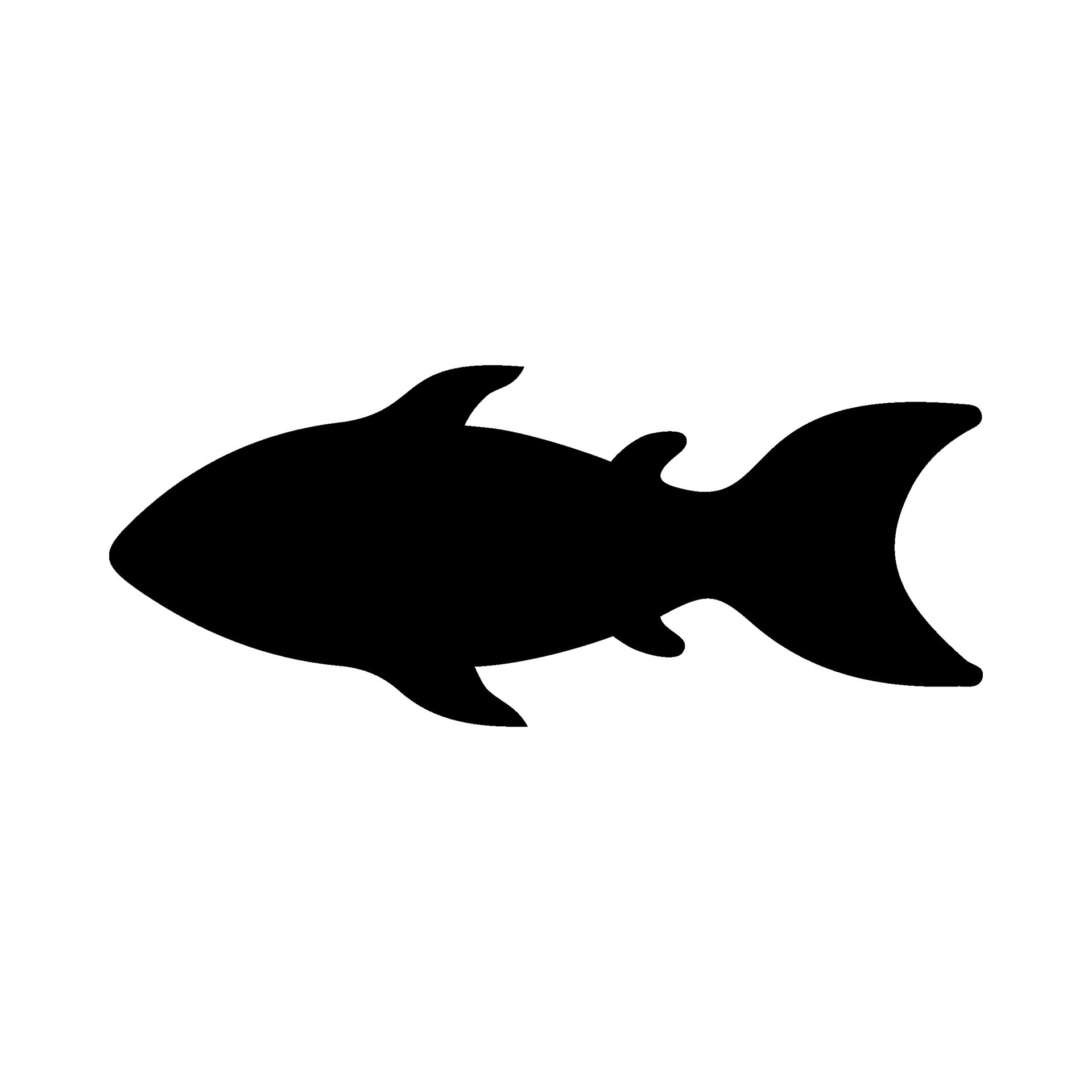 Tropical Fish Silhouette Illustration On Isolated Background 36273711 Tropical Fish Silhouette Illustration On Isolated Background Free Vector