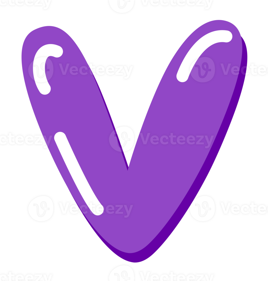 Alphabet Cute For Kids Letter V png