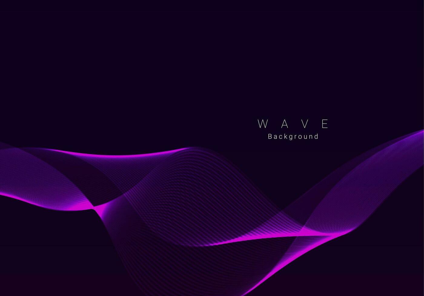 Abstract stylish smooth dynamic wave background vector