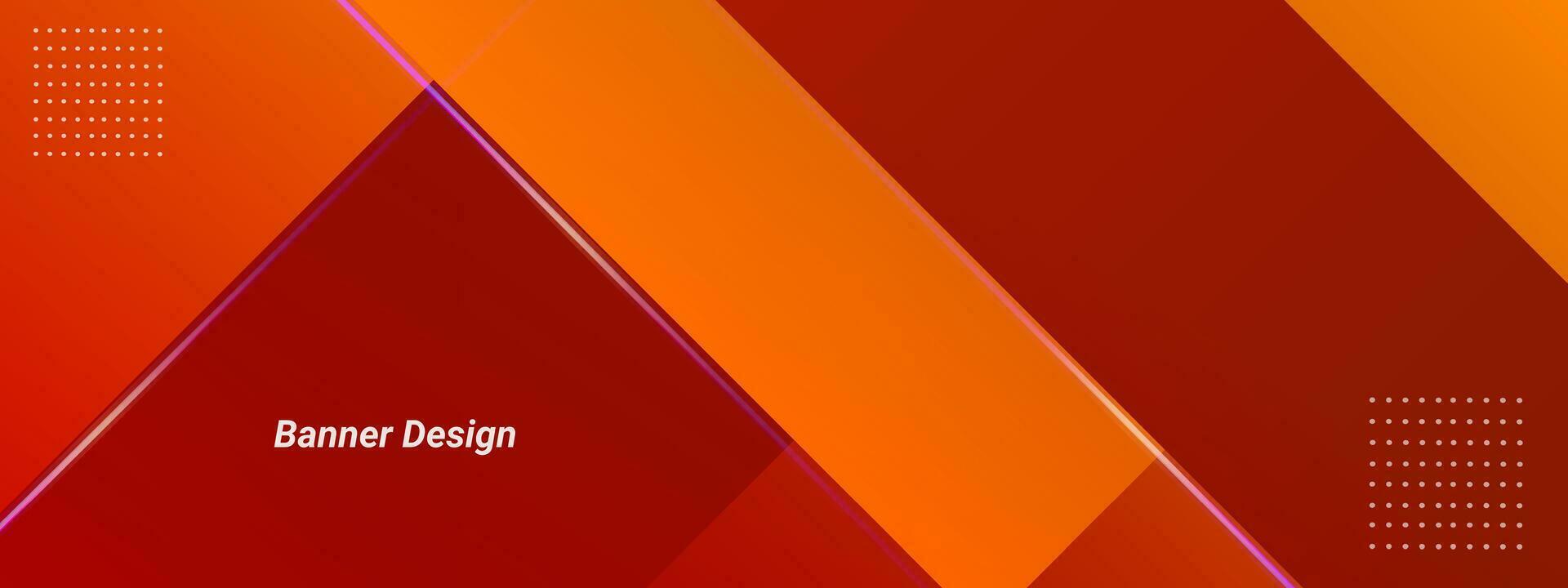 fondo de diseño decorativo moderno patrón amarillo y rojo geométrico abstracto vector