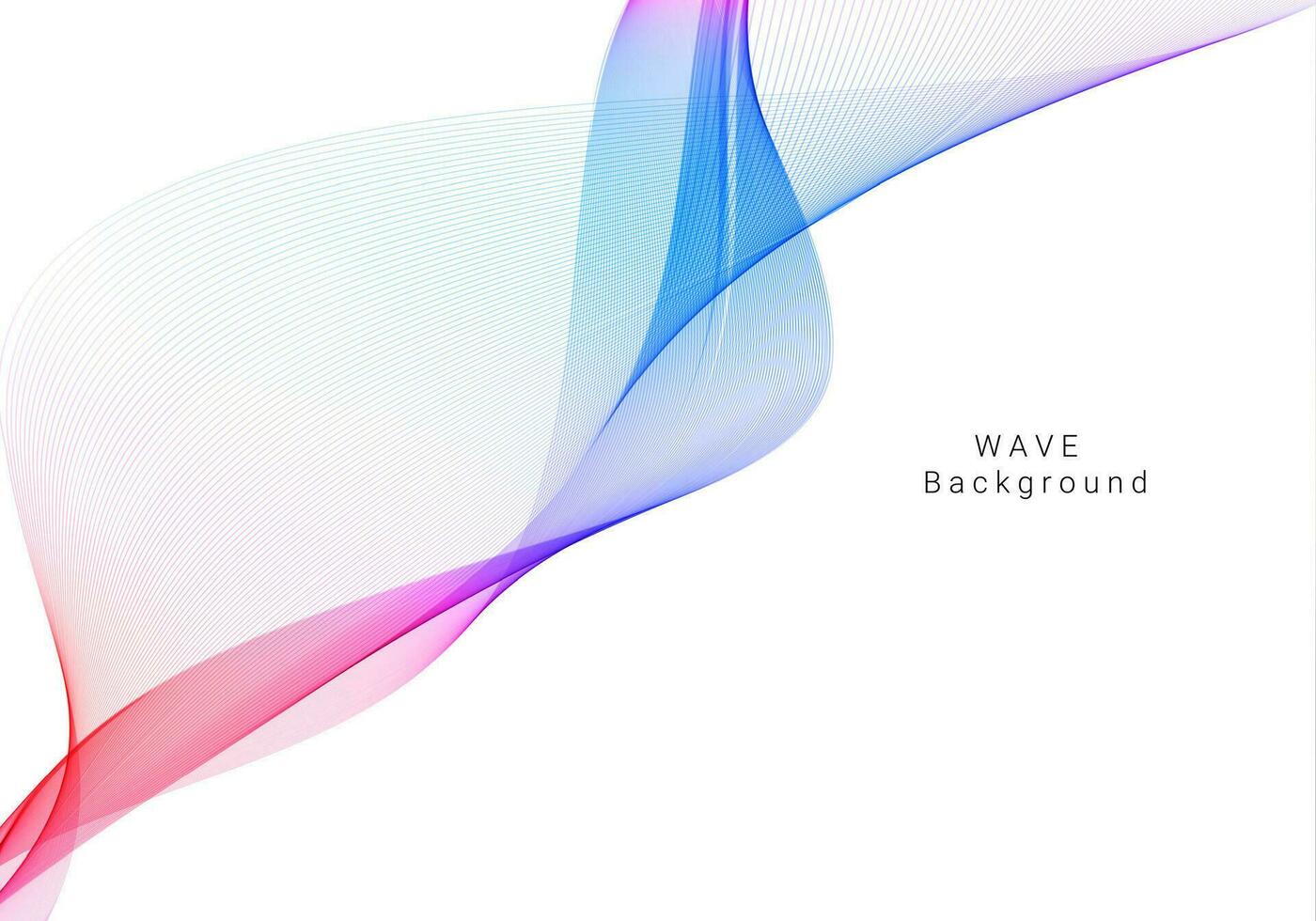 Colorful smoke wave design modern background vector
