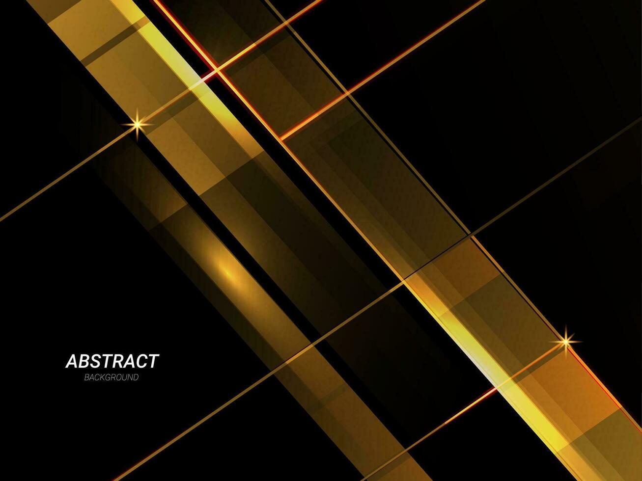 Abstract geometric gold elegant dynamic shape modern pattern background vector