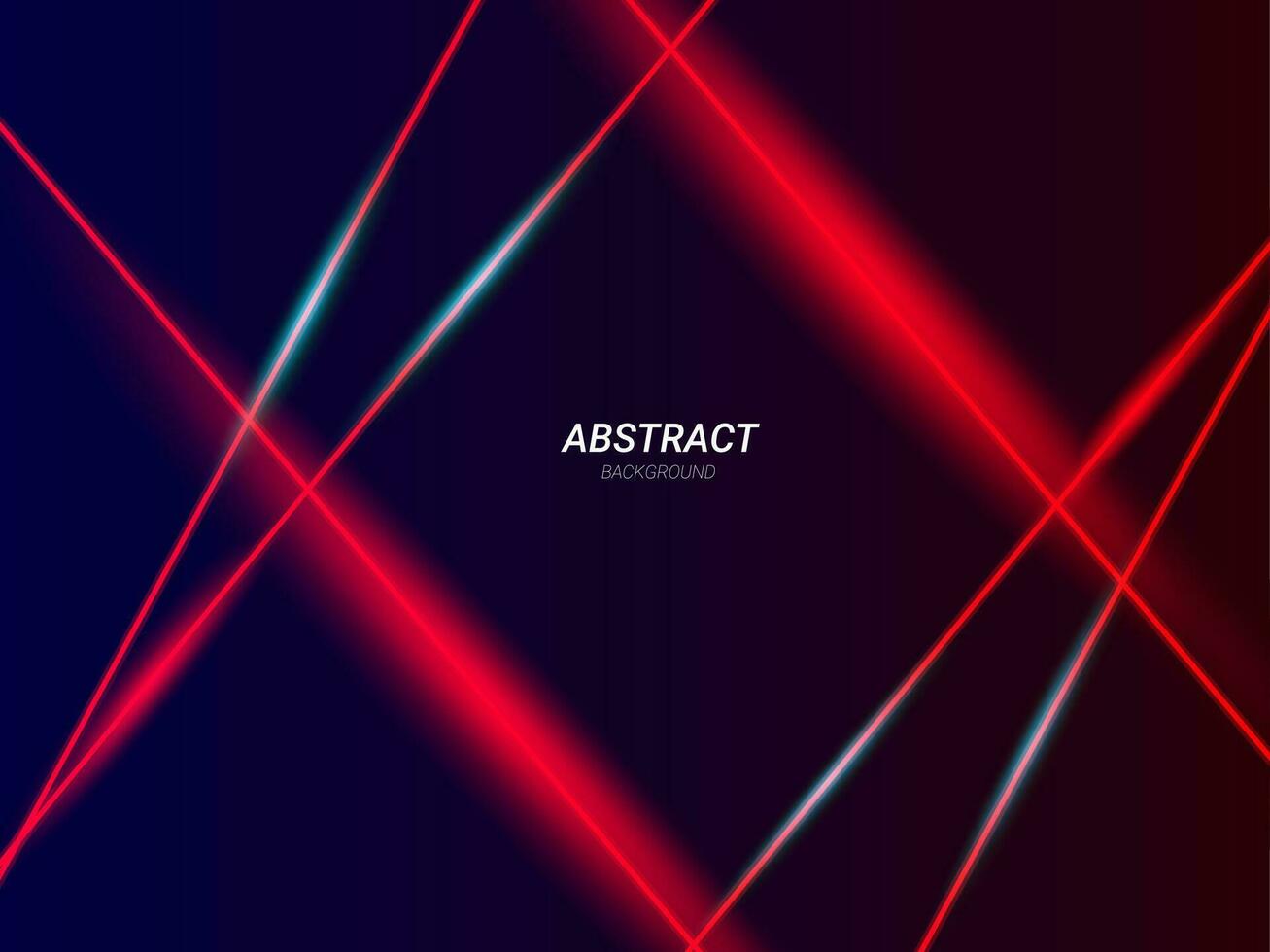 Abstract geometric neon lines illustration banner pattern background vector