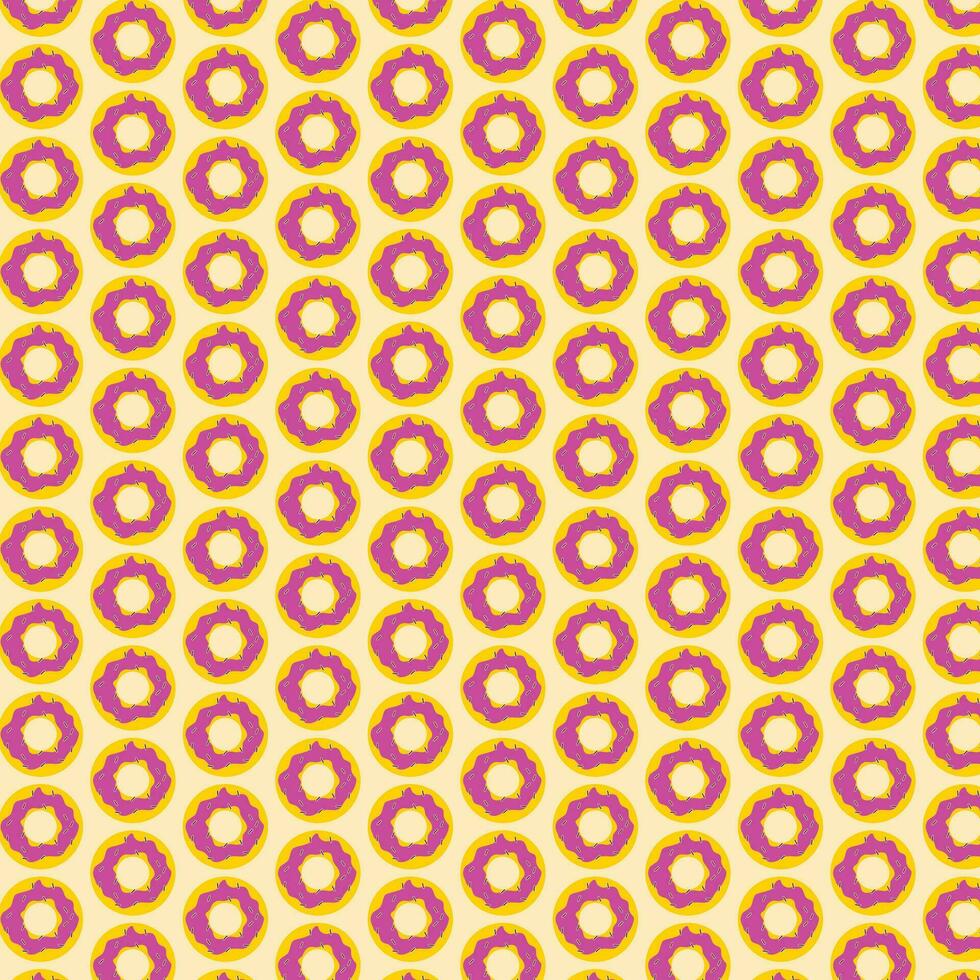 Vector Donuts Decoration colourful seamless pattern background