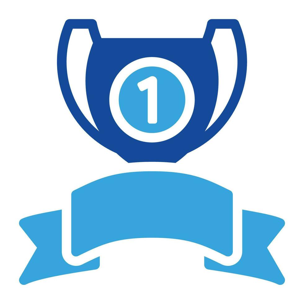 trofeo oro icono o logo ilustración glifo estilo vector