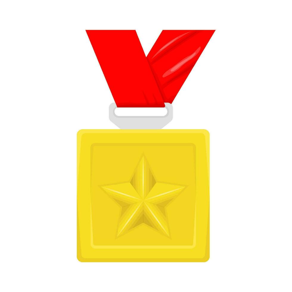 medal gold winner illustration vector