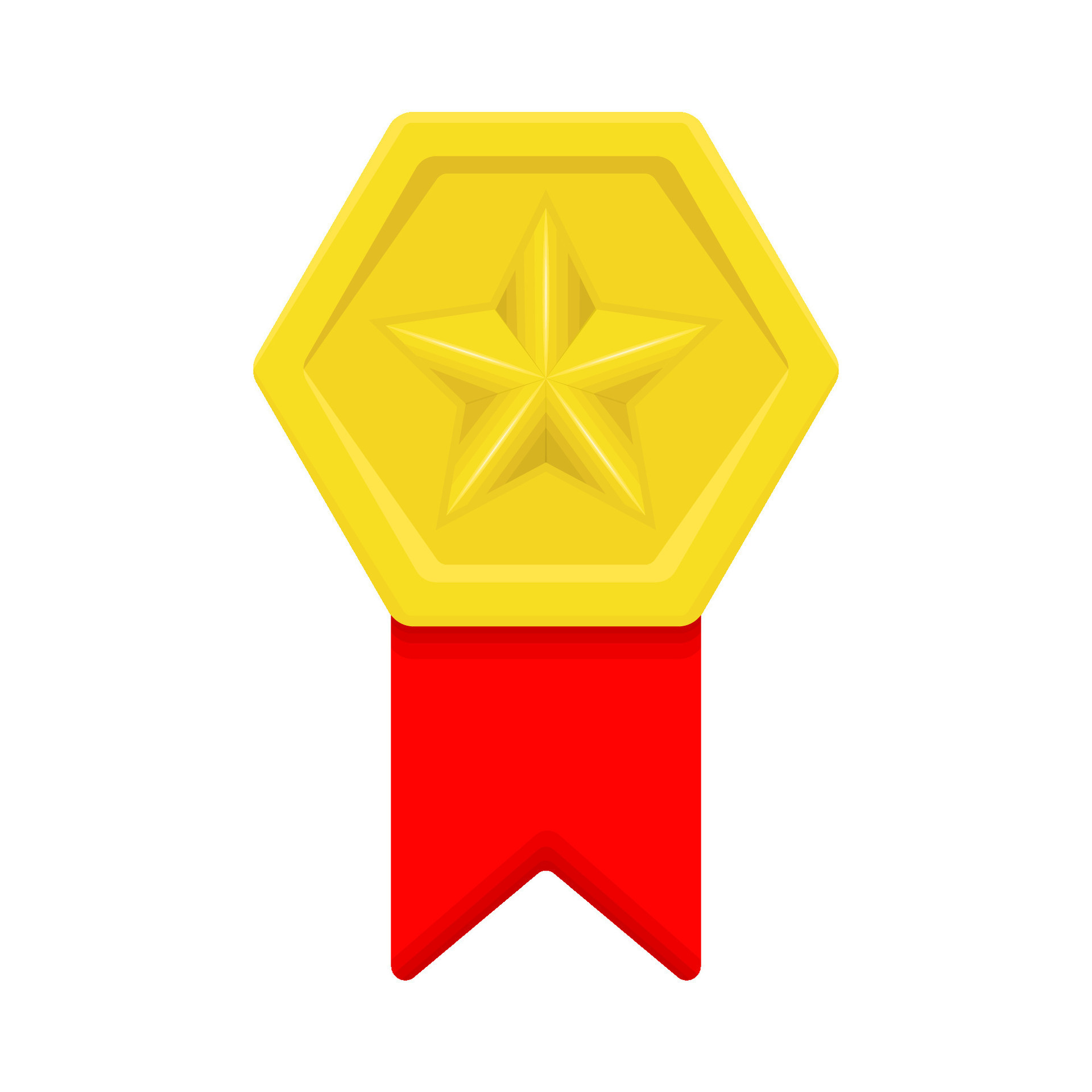 gold award ribbon illustration 36275443 Vector Art at Vecteezy