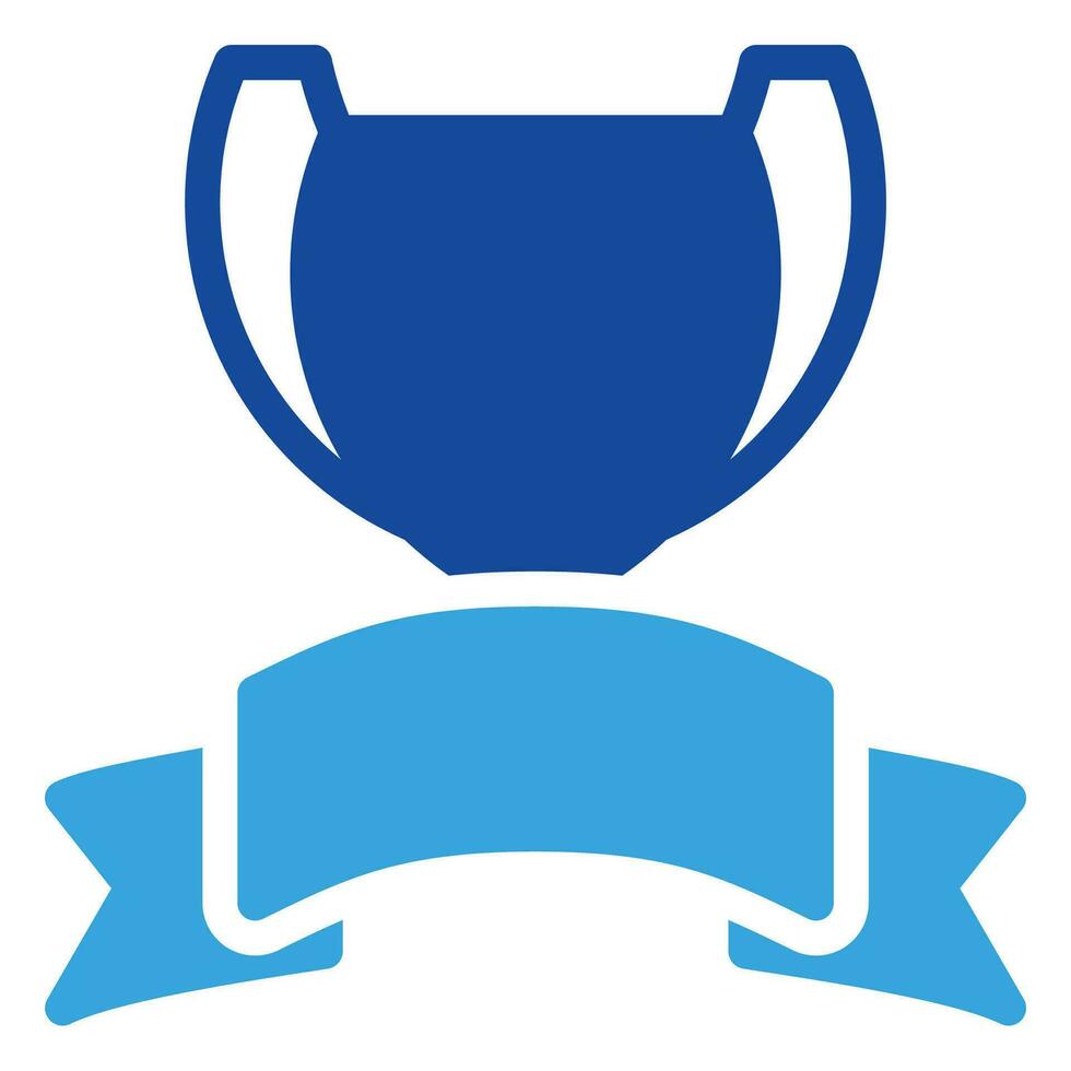 trofeo oro icono o logo ilustración glifo estilo vector