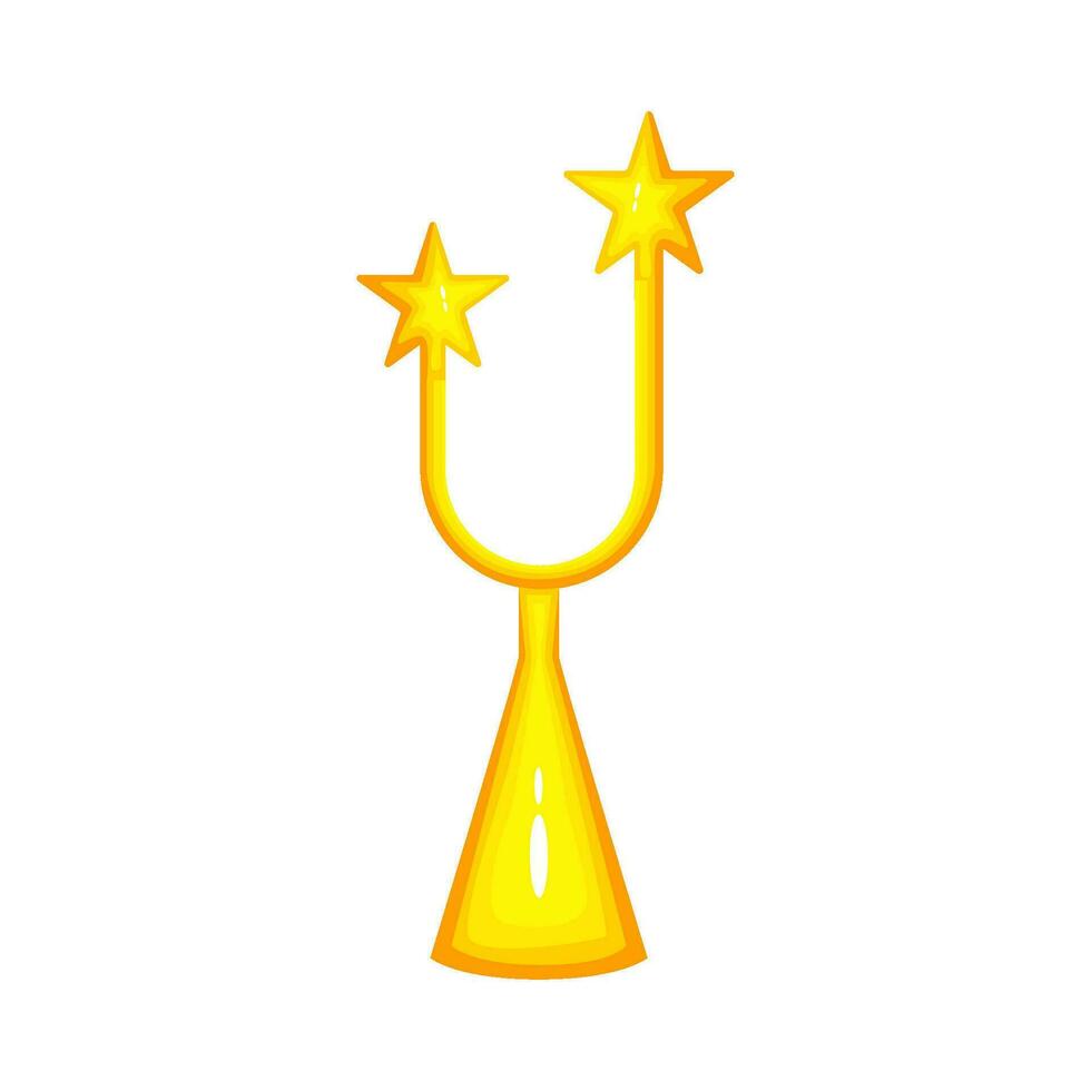 gold trophy champion illustration vector