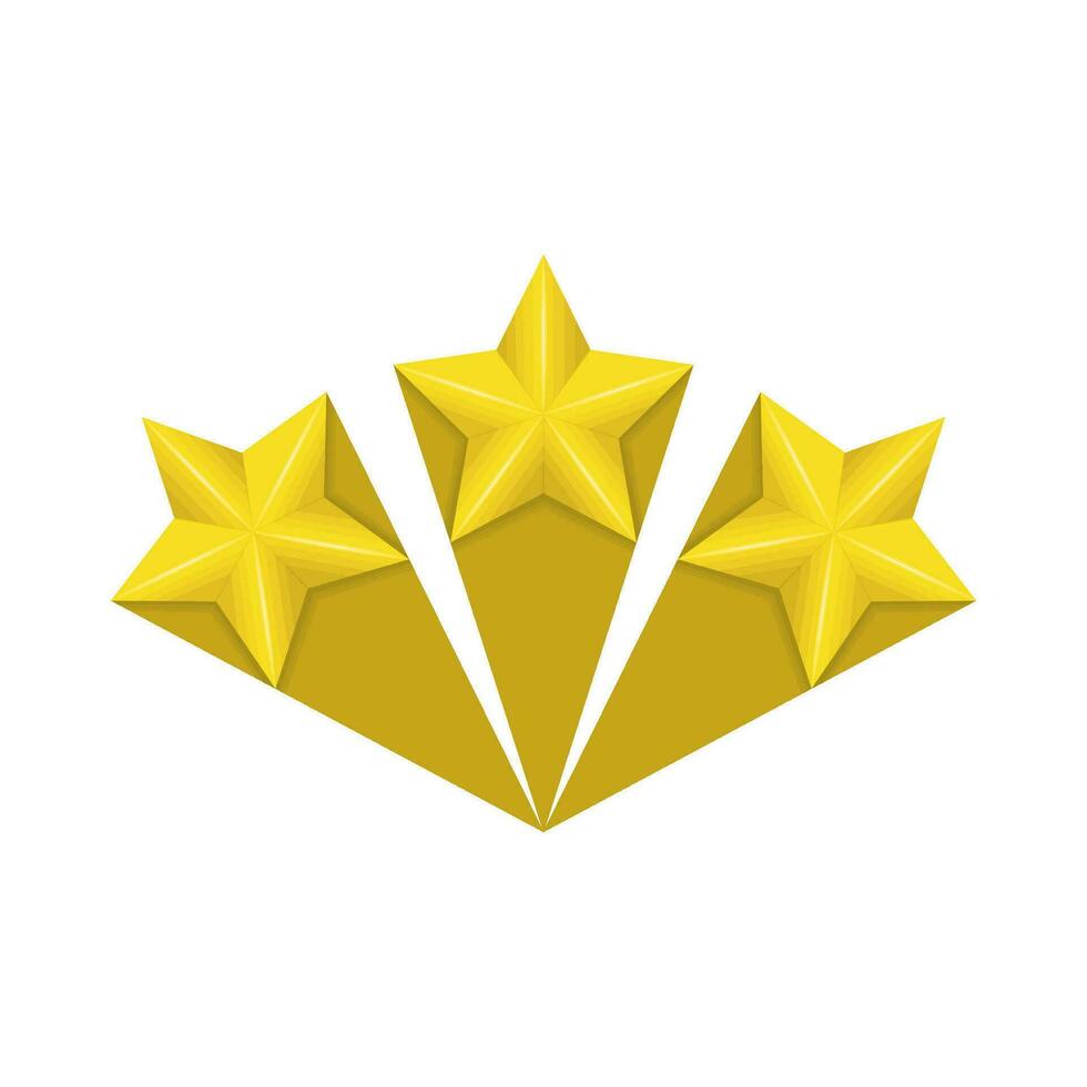 oro estrella ilustración vector
