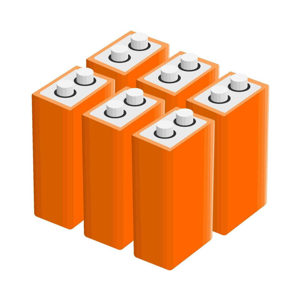 battery energy illustration vector