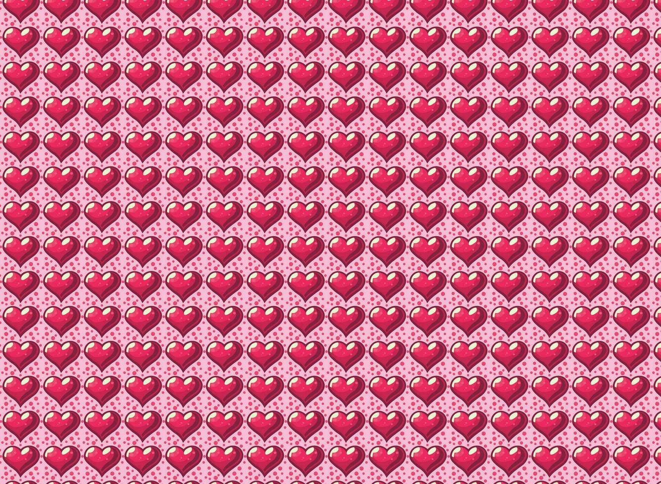 heart pattern, valentine's day, charming, hearts pattern, vector