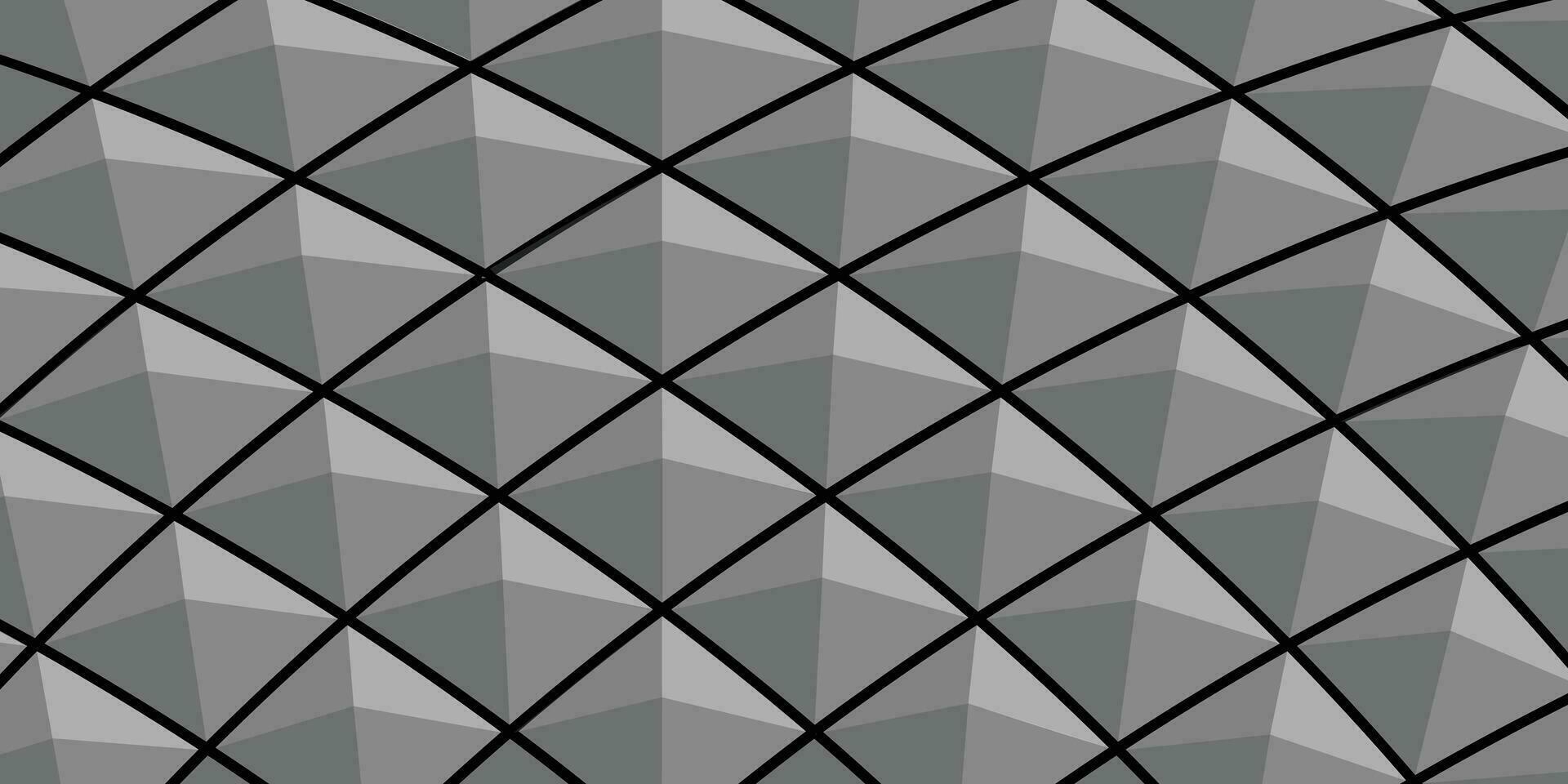 triangular pattern black and white for background design. vector