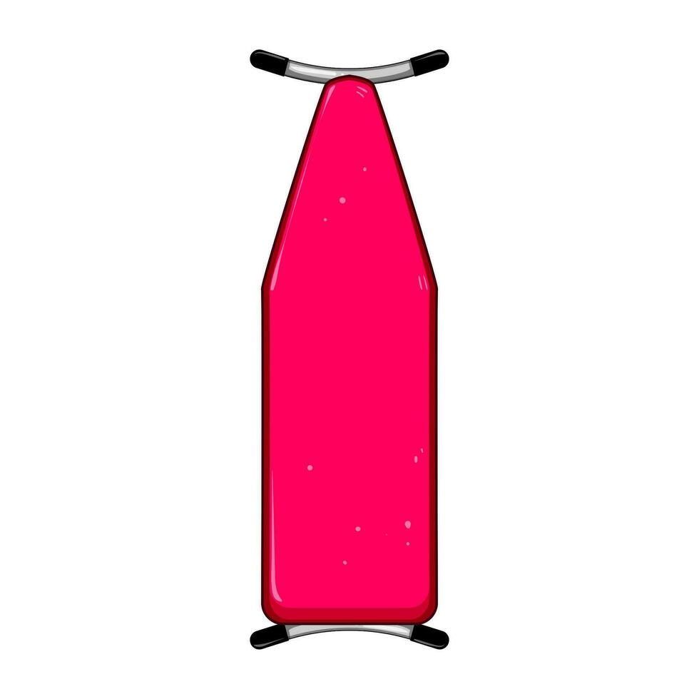 laundry ironing board cartoon vector illustration