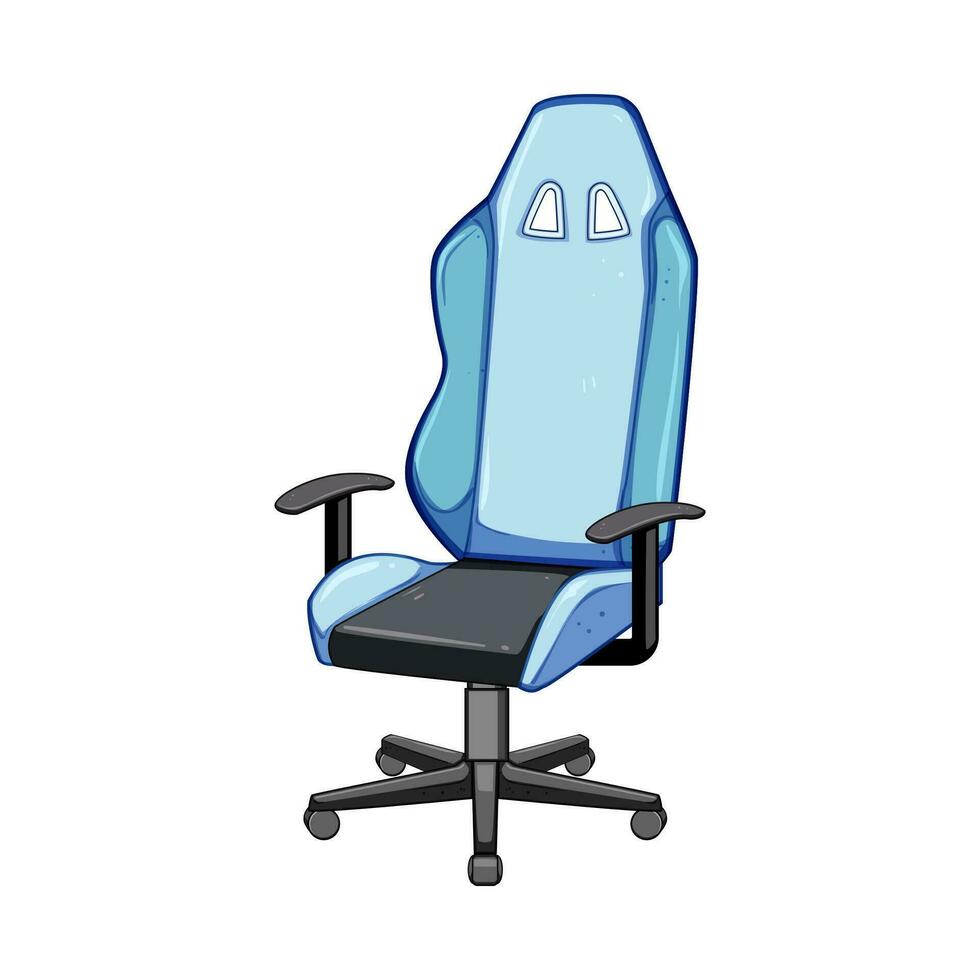 room game chair cartoon vector illustration