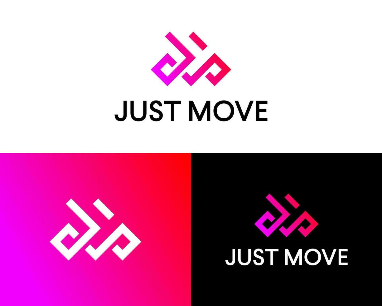 Graphic symbol of positive movement speed logo design. vector