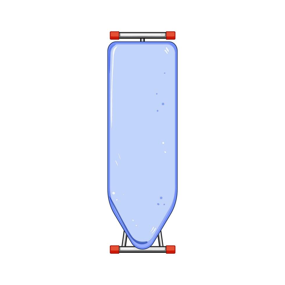 home ironing board cartoon vector illustration