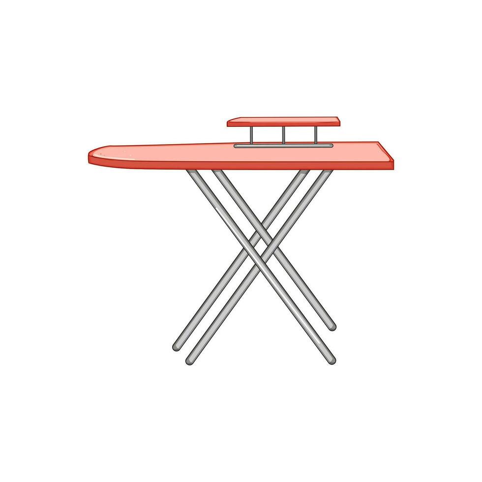 table ironing board cartoon vector illustration