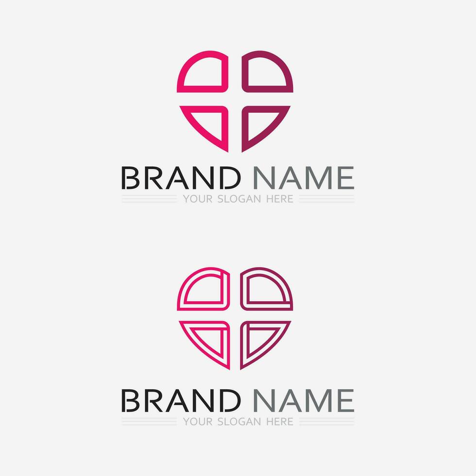 health protection with shield logo design vector template for medical or insurance company-vector
