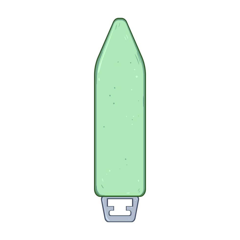 logo ironing board cartoon vector illustration