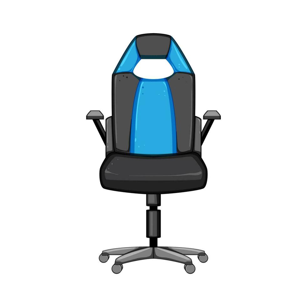 entertainment game chair cartoon vector illustration