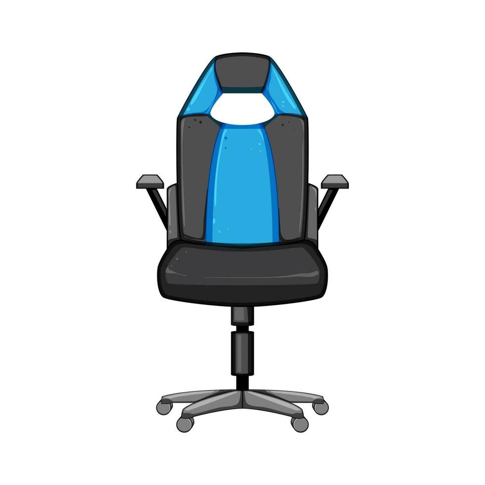 entertainment game chair cartoon vector illustration