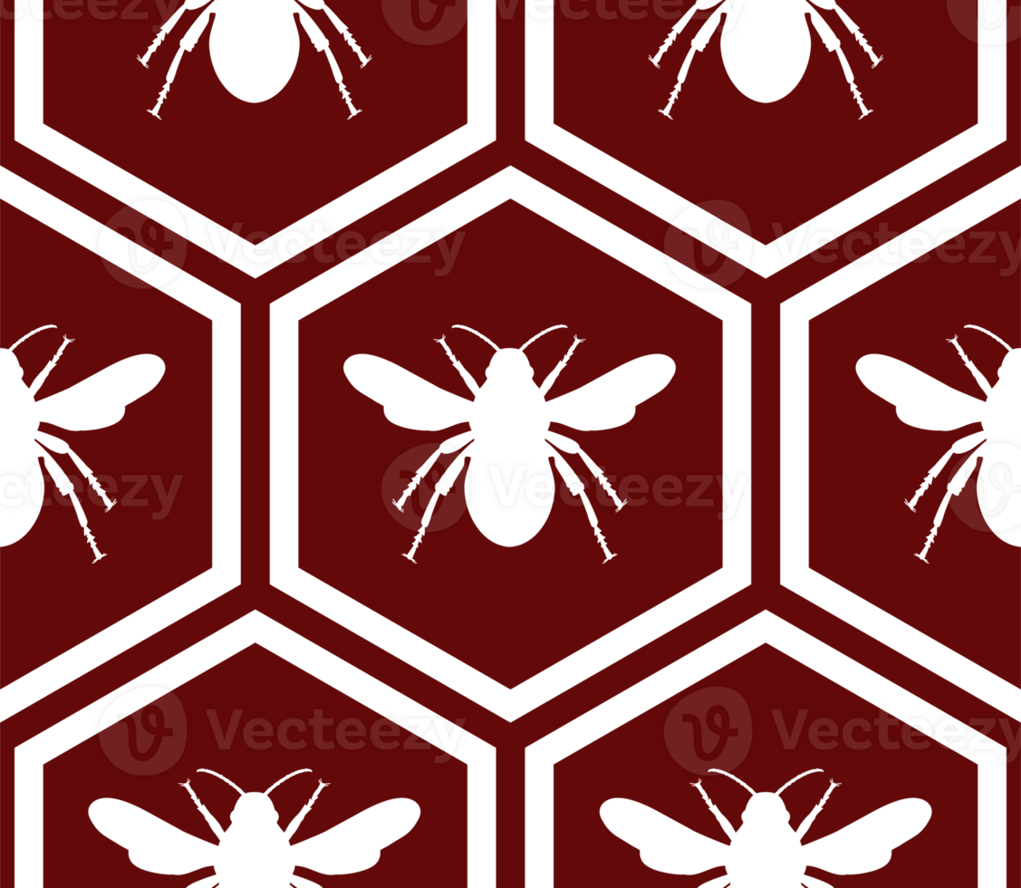 Seamless Honeycomb Shape Motifs Pattern, Beehive or Bee House Form, can use for Decoration, Ornate, Carpet Pattern, Fashion, Fabric, Textile, Tile, Mosaic, Wallpaper, Wrapping Cover, Background, etc. png