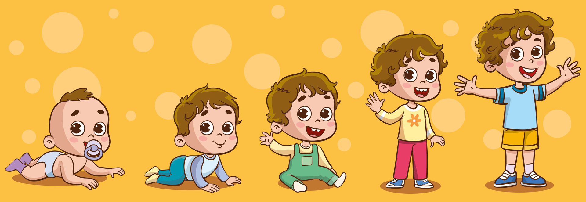 baby to toddler life cycle vector 36277344 Vector Art at Vecteezy