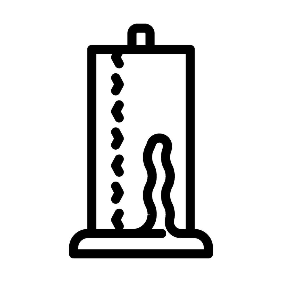 paper towel holder line icon vector illustration