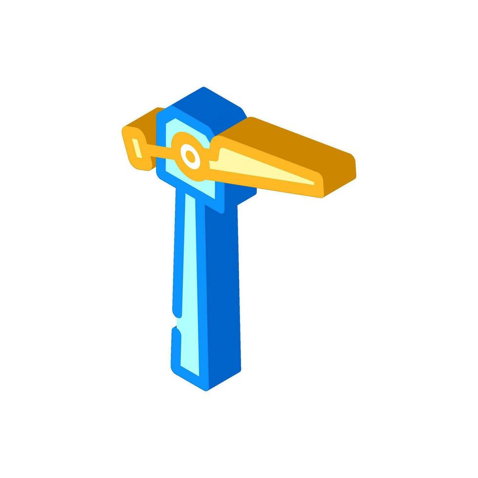 single wind turbine isometric icon vector illustration