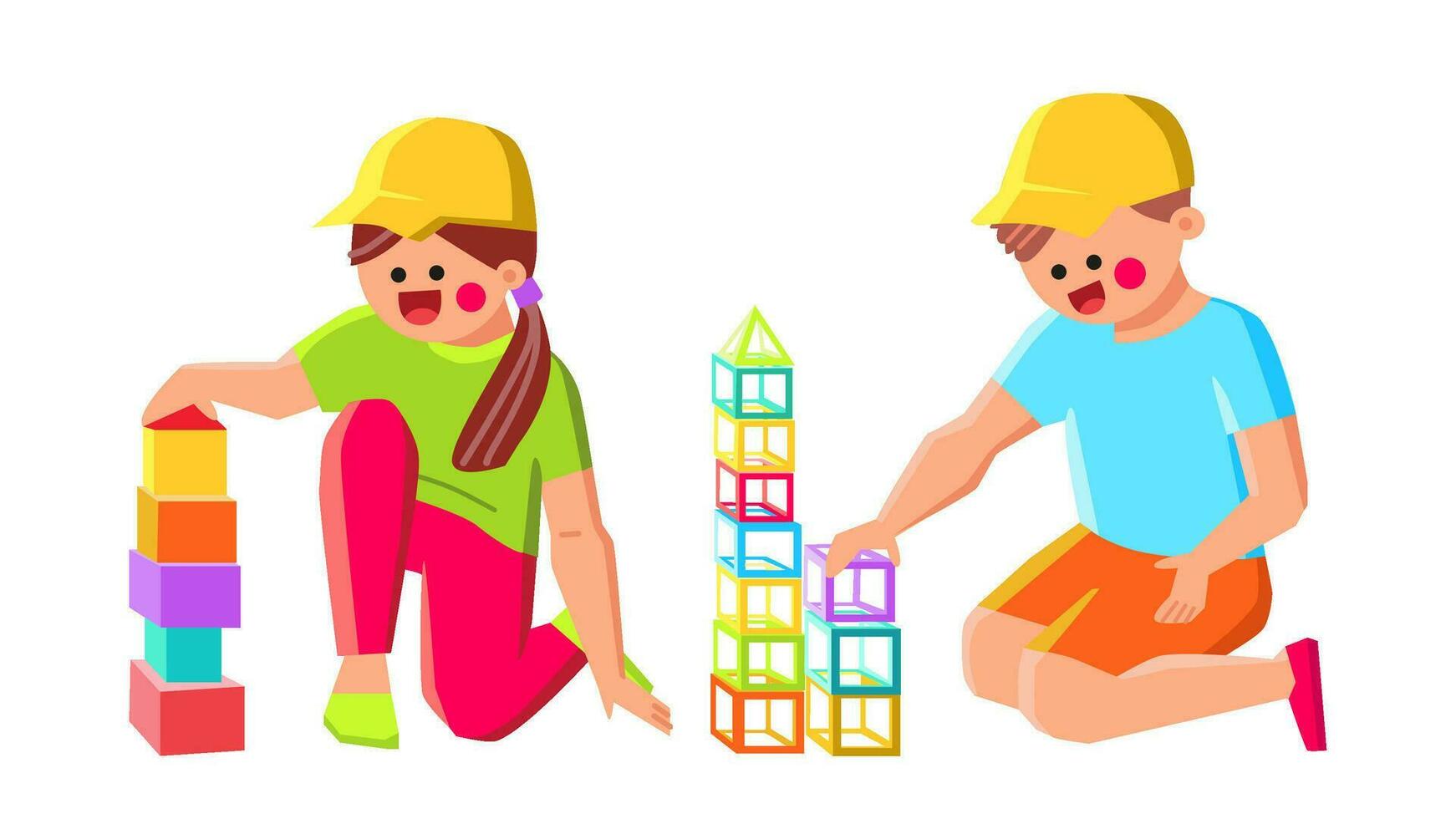 niño niño constructor vector