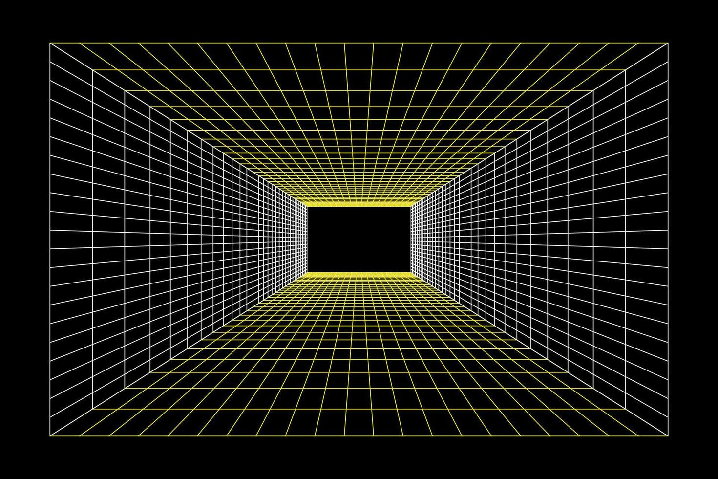 perspectiva cuadrícula habitación antecedentes vector ilustración.