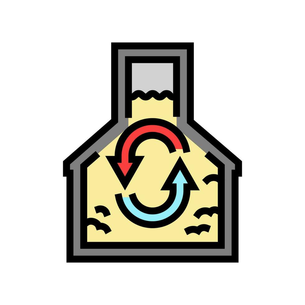 conversion biomass color icon vector illustration