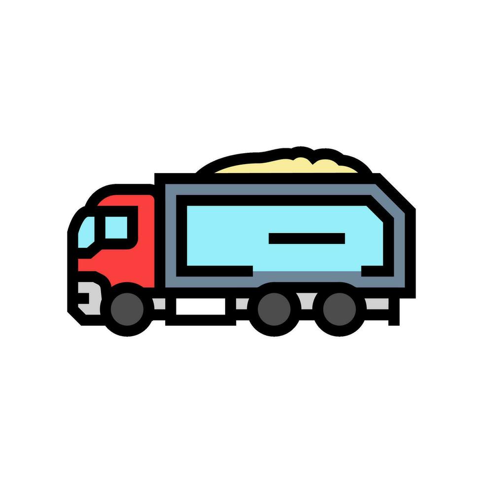 transportation biomass color icon vector illustration