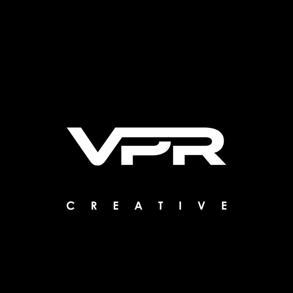 VPR Letter Initial Logo Design Template Vector Illustration