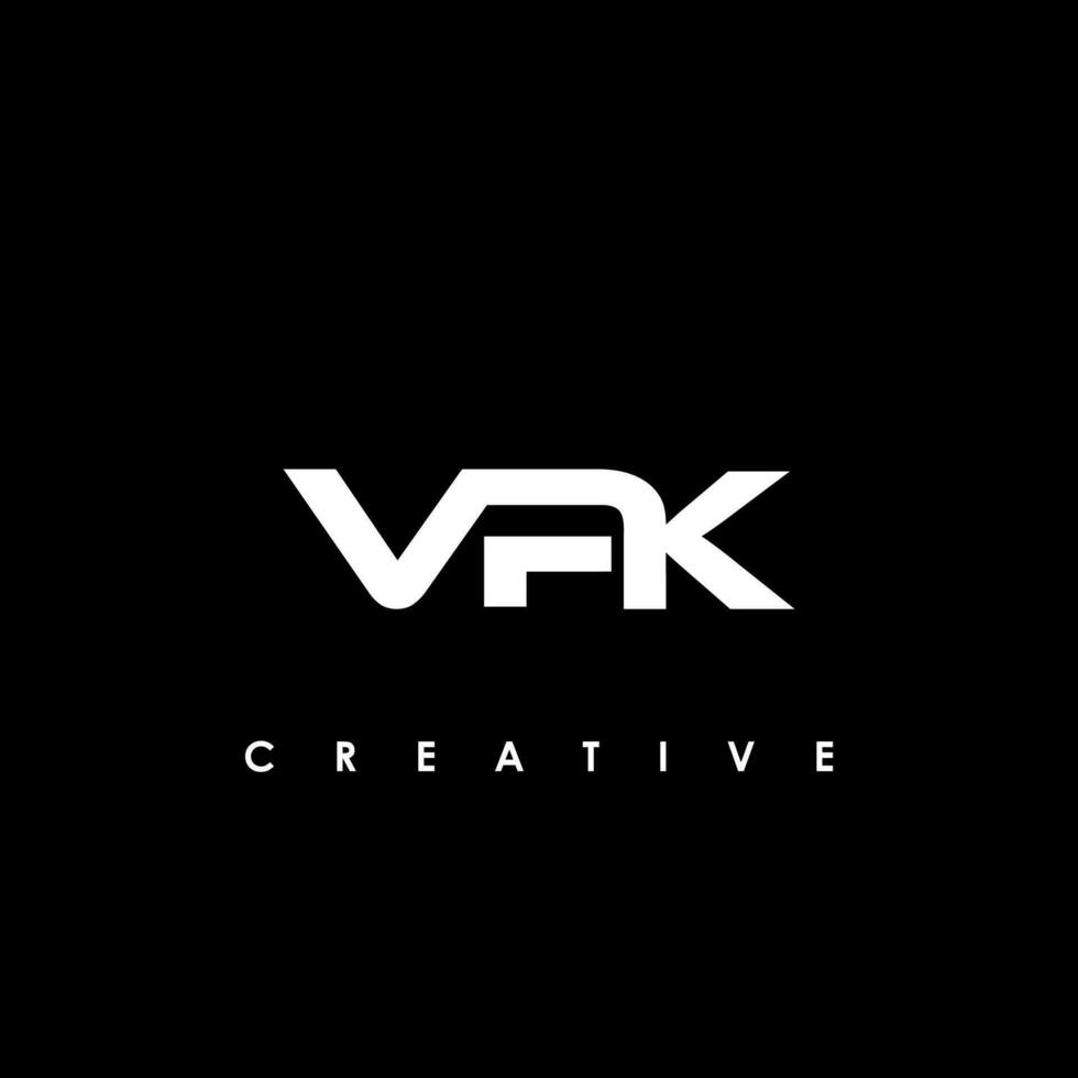 VPK Letter Initial Logo Design Template Vector Illustration